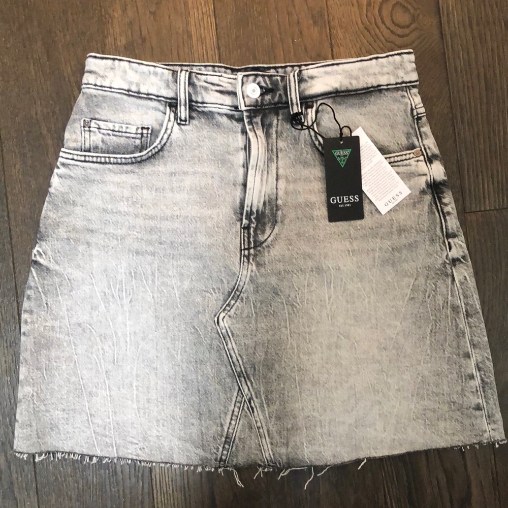 Guess Women's Gray Denim Skirt